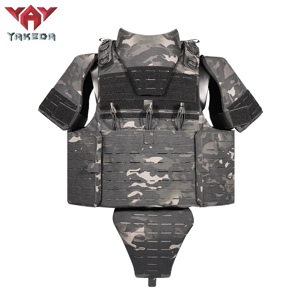 야케다 탈부착 다기능 훈련복 야외 조끼 모듈식 조합 레이저 커팅 MOLLE 시스템 전술용