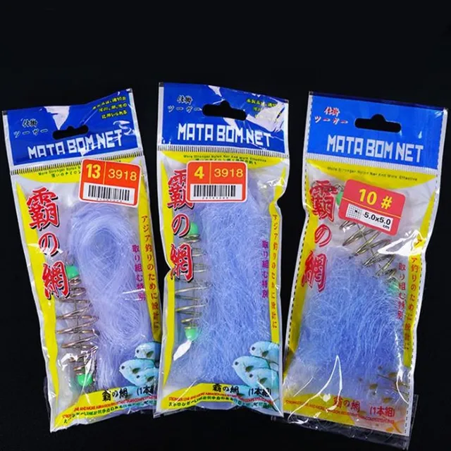 1pcs Multi Size Fishing Net Luminous Netting Trap Mesh Fishnet Tackle Design Copper Spring Shoal Cast Nets For Fishing Traps 5