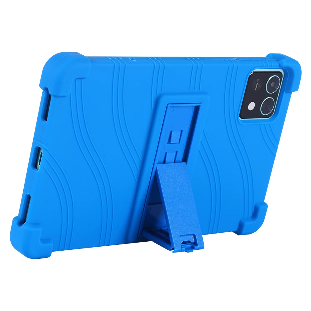 Durable Shockproof Tablet Case with Rear Kickstand and Soft Silicone Protection