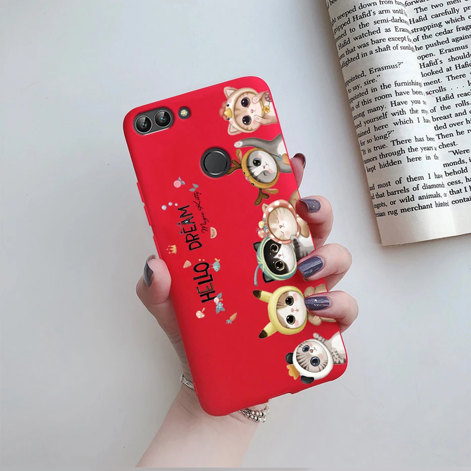 Cute Cartoon Cat Flower Soft Case