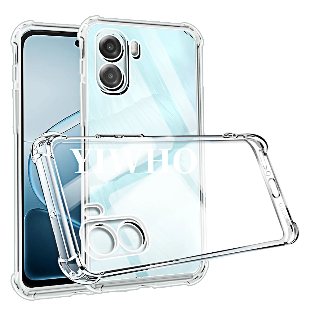 Clear Soft TPU Protective Camera Shell - Transparent Phone Case