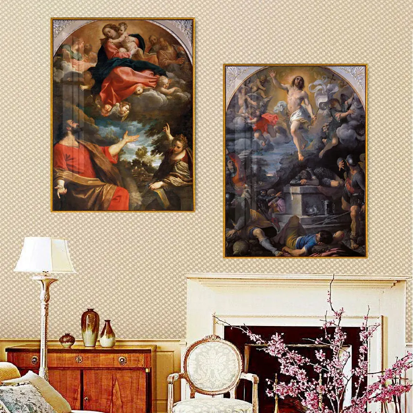 

Canvas Prints Vigee Lebrun《The Virgin》Famous Oil Painting Classic Wall Art Artwork Decorative Picture for Room Home Décor