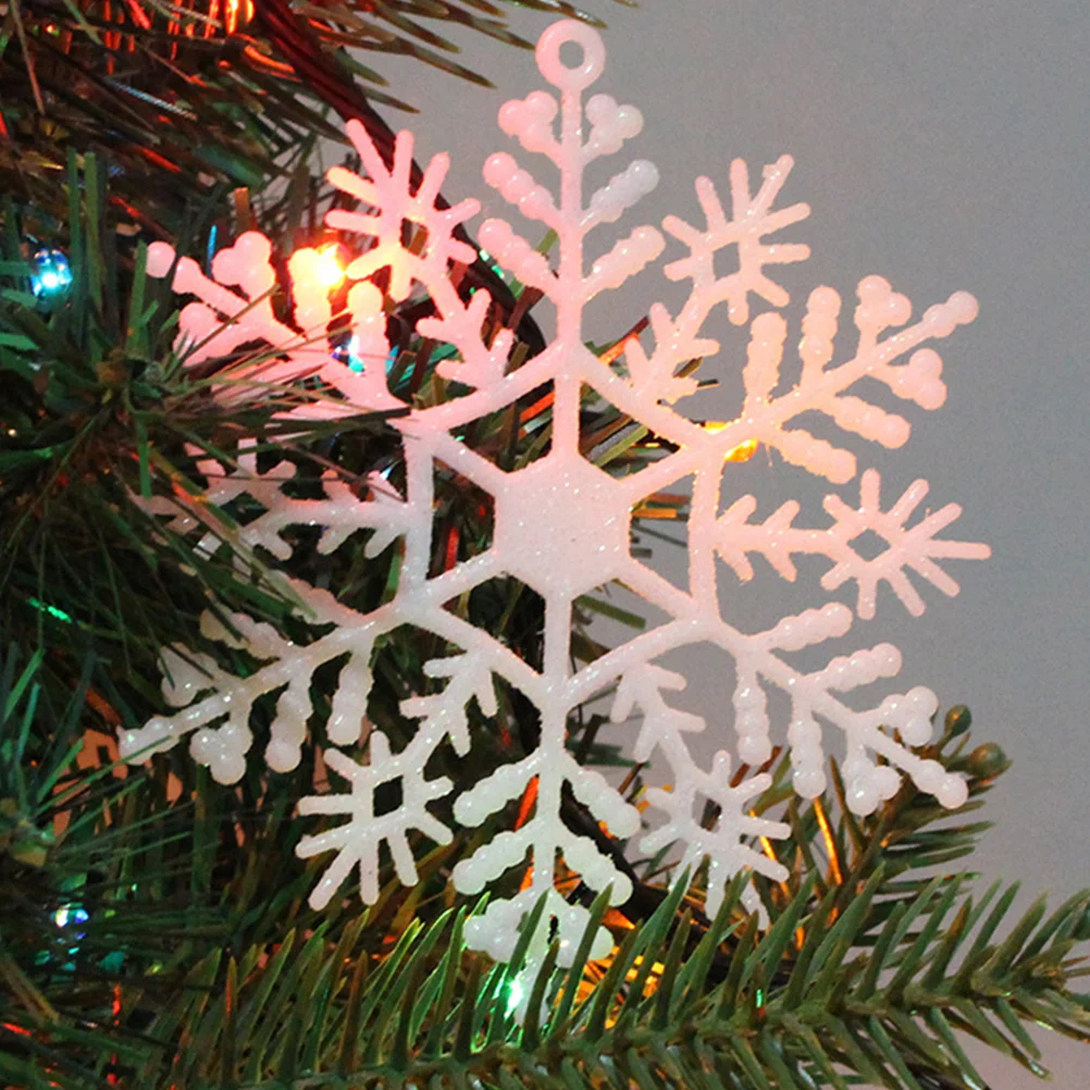 

5/6pcs Christmas Tree Hanging Ornaments Christmas Snowflake Ornaments Tree Hanging Decors