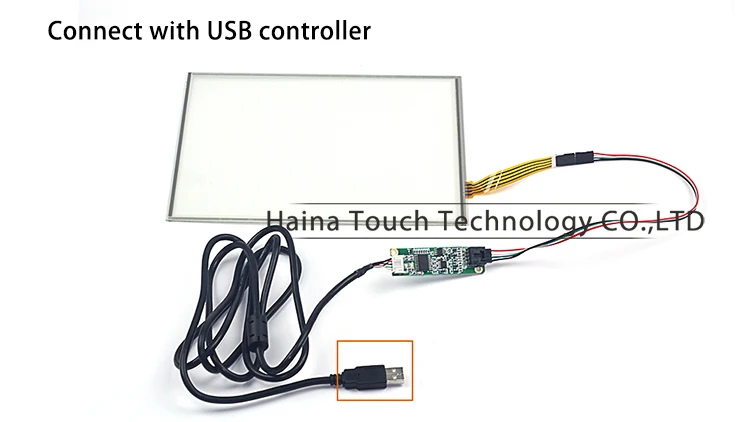 5선 USB 인터페이스 USB 포트 터치 스크린 컨트롤러 저항식