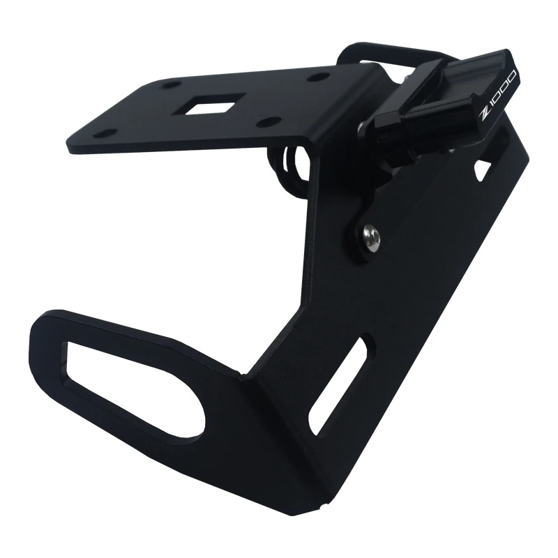 오토바이 등록 번호판 번호 프레임 브래킷, 가와사키 Z1000 2014-2017 Z1000R 2018-2020, LED 조명 거치대