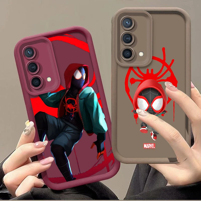 Spiderman Avengers Per Reno X5 X3 10 8T 7Z 6 5 Pro Plus Pro 4G 5G Eye Ladder Custodia Per Telefono