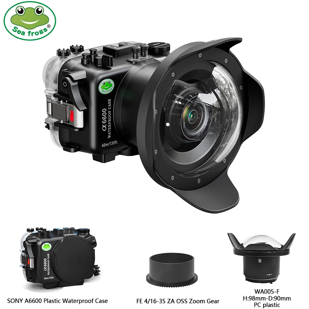 SeaFrogs 40M/130FT UW housing with 6