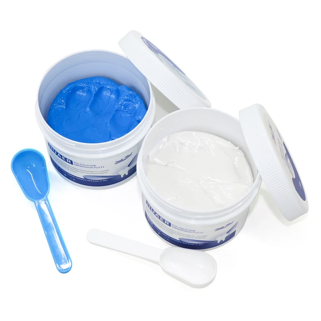 Dental Impression Material Silicone Rubber Dentistry Heavy putty Kit Mould  Light Body Impression For Teeth Whitening Molds Tool