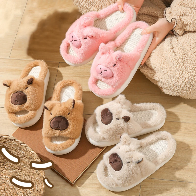 Casual Platform Slippers Women Home Spring Cute Cartoon