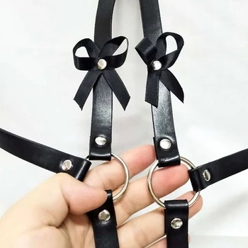 Bondage Sexy Harness Woman Set Garter Sword Belt Bdsm Erotic Leather Waist To Leg Harness Thigh Garter Sex Toy Self Restraints 6