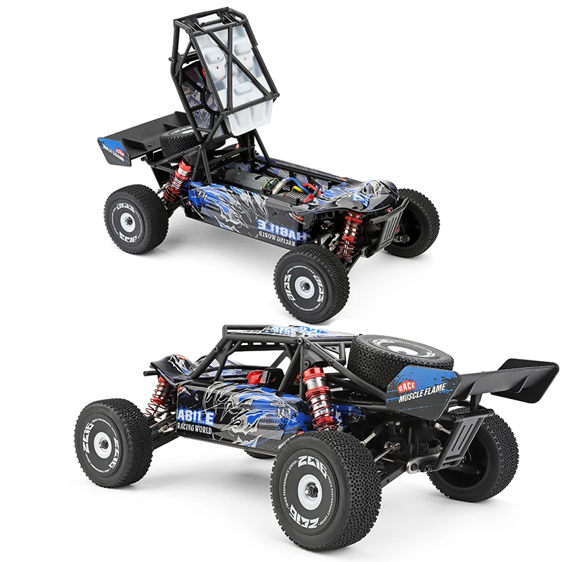 Wltoys 124017 124016 1/12 2.4G Racing RC Cars 4WD Brushless Motor 75Km/H High Speed Remote Control Off-road Drift Toys For Aduit