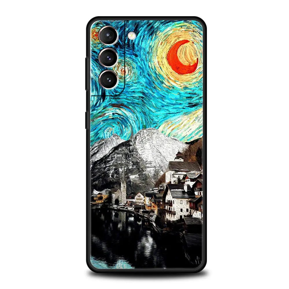 Retro Van Gogh Oil Painting Soft Silicone Phone Case