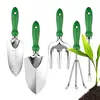 Gardening Tool Set Anti Slip Stainless Steel Rake Shovel 5pcs Succulent Tools With Ergonomic Handle Heavy Duty Multifunctional 1