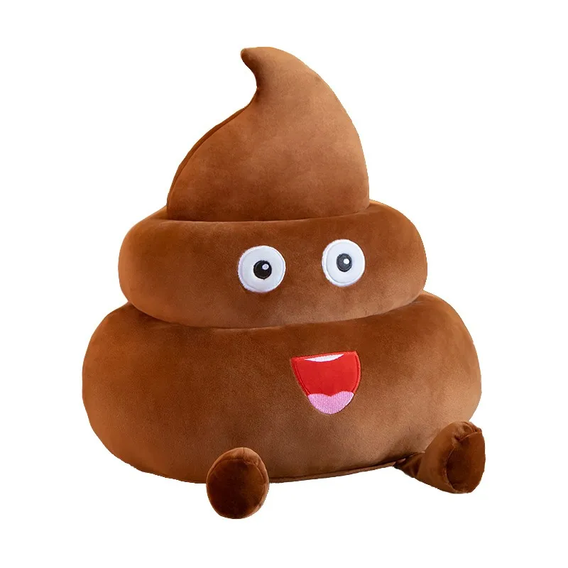 

Hot 25cm/35/45cm Funny Poop Plushie Toys Simulation Faeces Pillow Stuffed Soft Creative Sofa Cushion Interesting Birthday Gifts