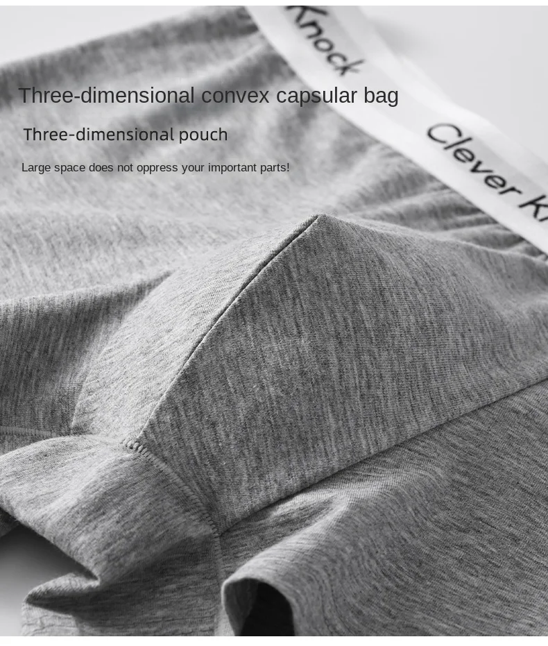 3Pcs Underwear Men's Boxer Shorts Sexy Panties Cotton Boxers Man Underpants Male Shorts Homme U Convex Lingerie Wholesale Lots