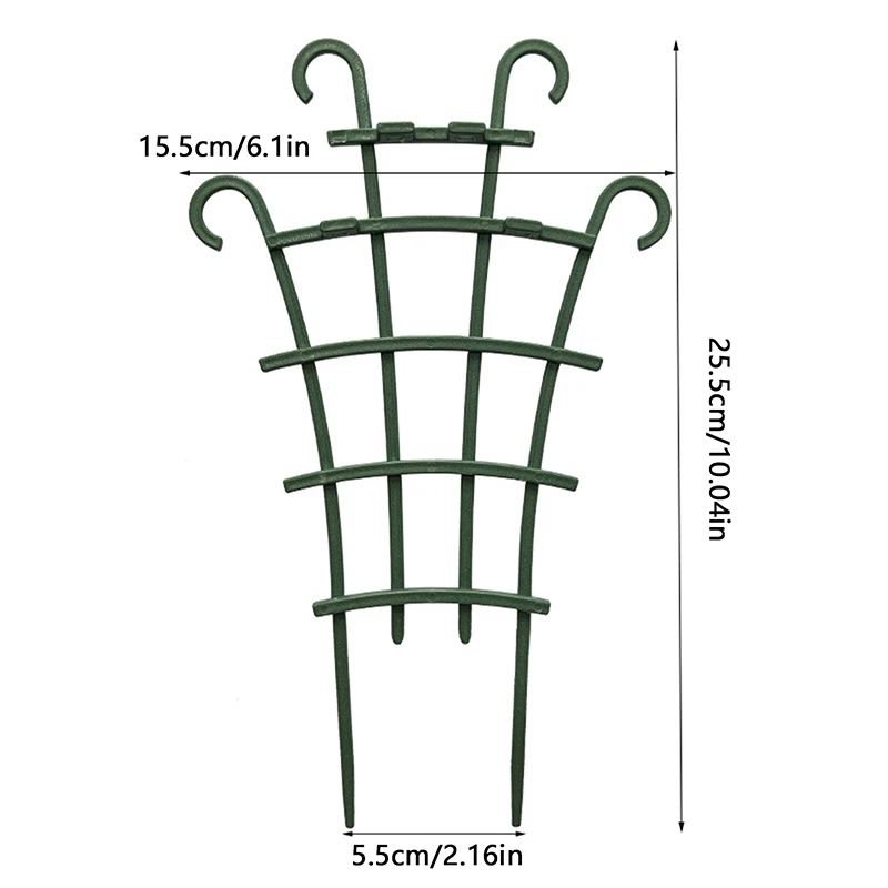 2Pcs Mini Garden Growing Plant Climbing Shelf Trellis Vegetables Flowers Support Plant Pot Frame Garden Decorative Cages climbing plant trellis
