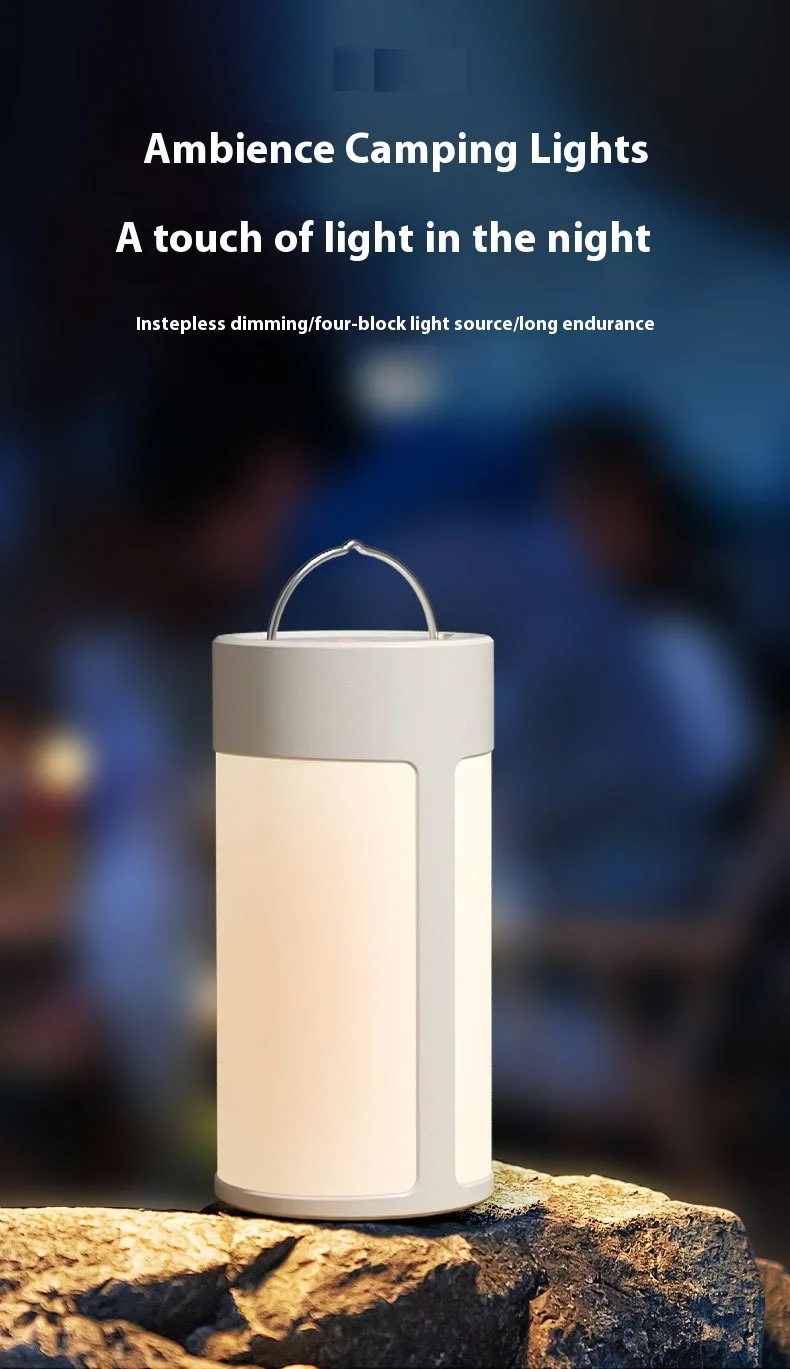 Description Picture 2 of itemSolar Power Camping Light Dimmable Portable LED Lanterns Rechargeable Emergency Outdoor Camping Hiking Hanging Tent Lamps