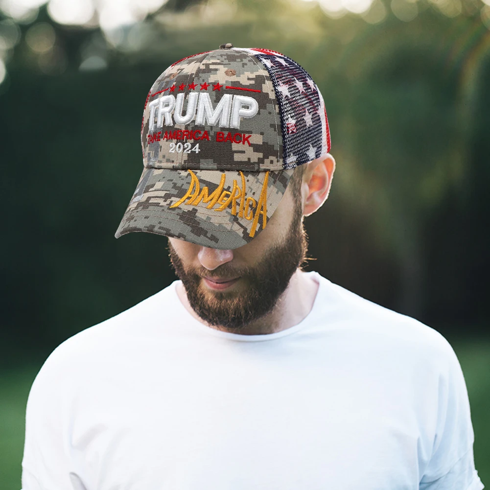 Unisex Trump Duck Tongue Hat Keep America Great Fashion Sports Hat 3D Embroidery Snapback President Adjustable Golf Cap