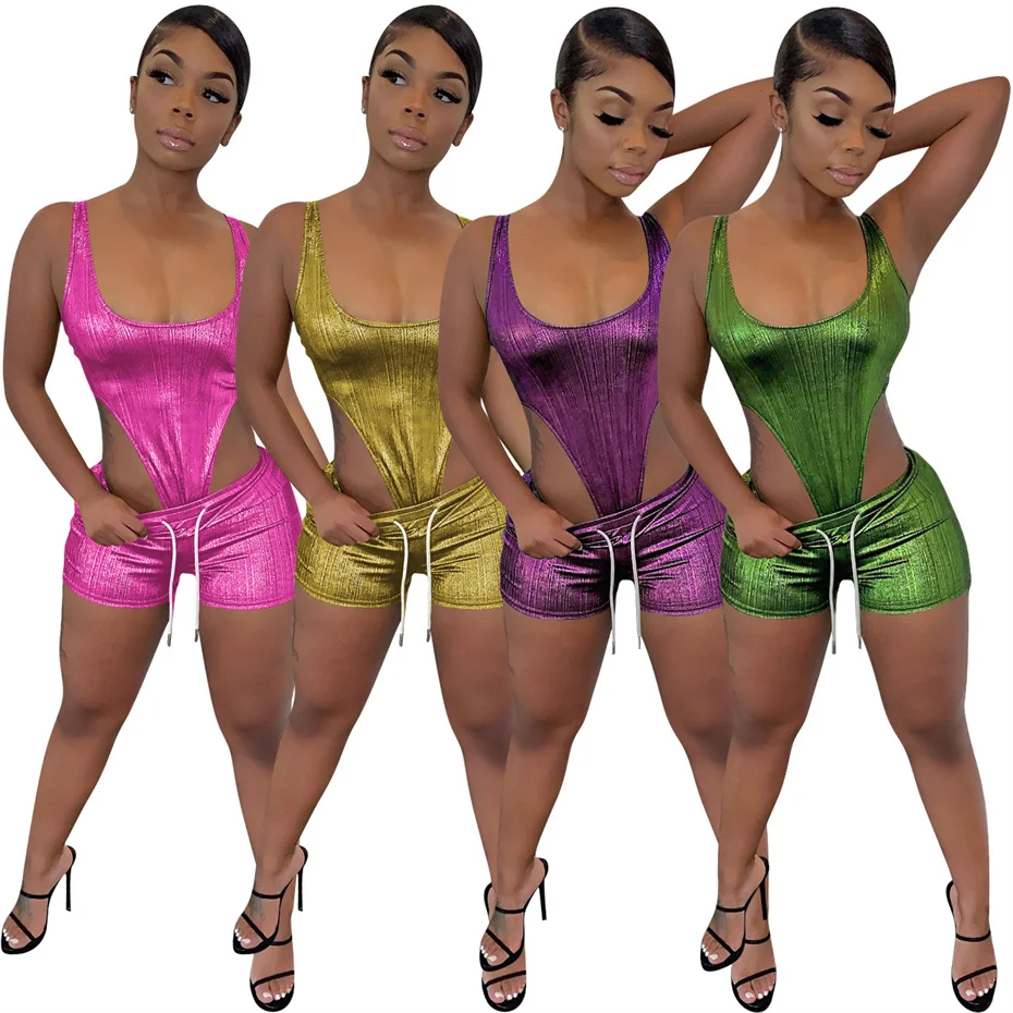 10sets Bulk Items Wholesale Lots Summer Bodysuits Jumpsuit Shorts 2 Piece  Set Outfits Women Tracksuit Fashion Sport Suits M9398 - Short Sets -  AliExpress