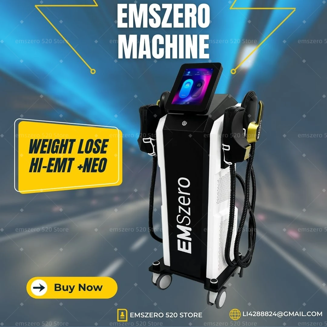 

Стимулятор мышц EMSZERO NEO, устройство для похудения, устройство для моделирования, 4 ручки с радиочастотной подушкой, сжигание жира, скульптурирование тела