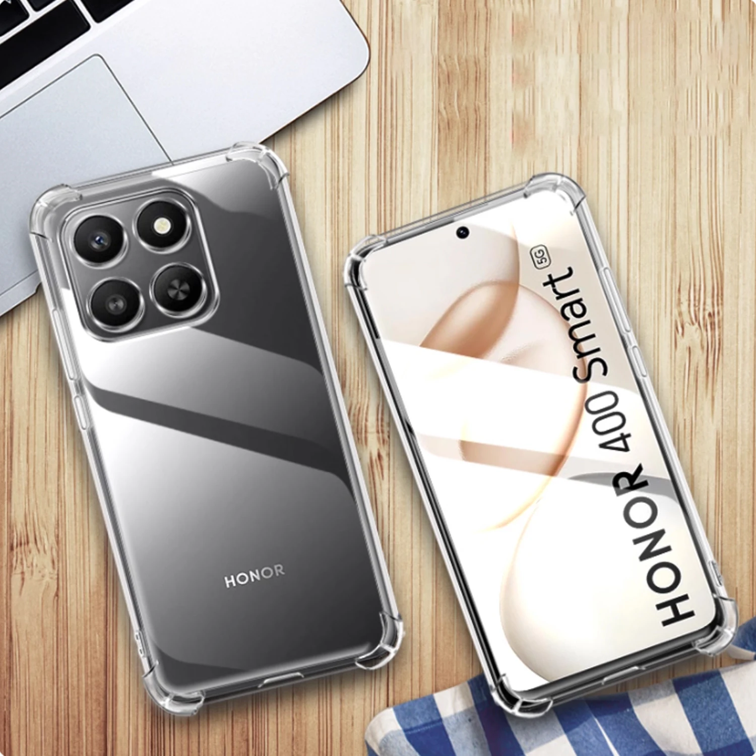 Clear Shockproof Airbag TPU Case - Soft Silicone Crystal Shell Cover
