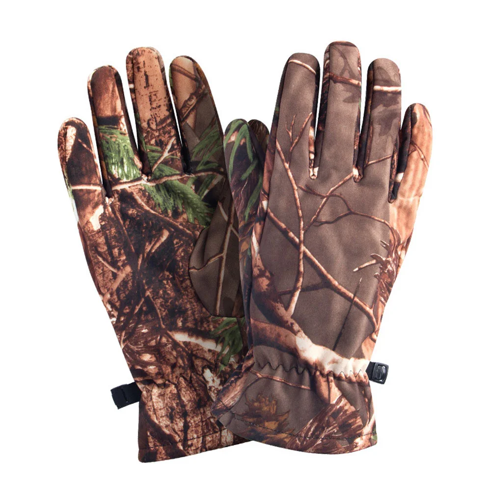 

Of Camo Hunting Gloves Full Finger Gloves Outdoor Hunting Camouflage Gear For Hunting Cycling Accessories