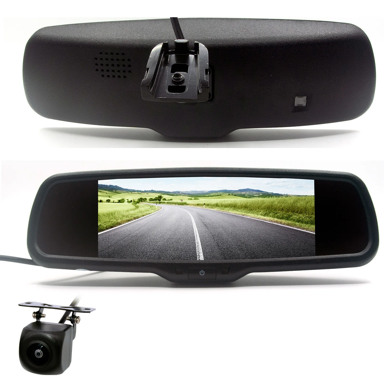 ANSHILONGAHD75TFTLCDRearViewMirrorCarMonitorVideoInput2Ch