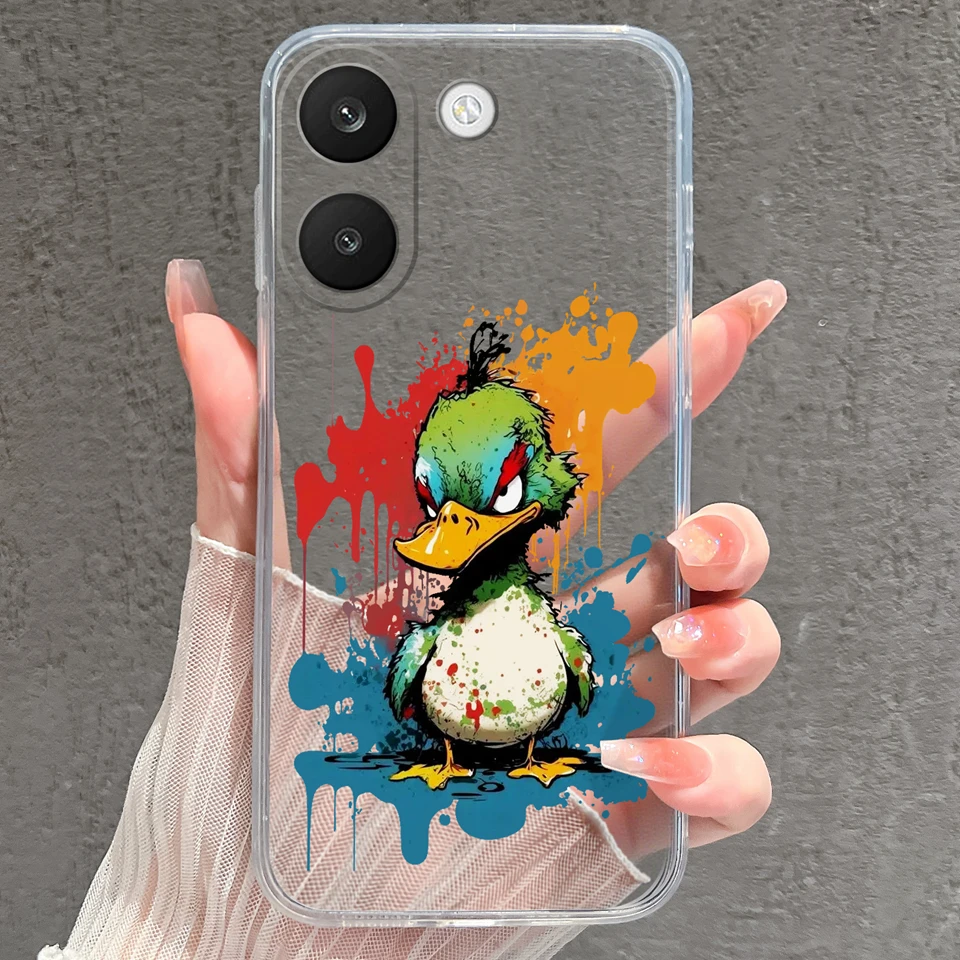 Mysterious Whale High-Quality Drop-Resistant Transparent TPU Phone Case Bumper