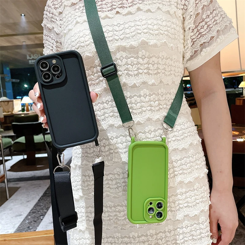 Custodia IPhone 16 Con Cordino | TPU Silicone Morbido | Antiurto E Antigraffio - Foto 3