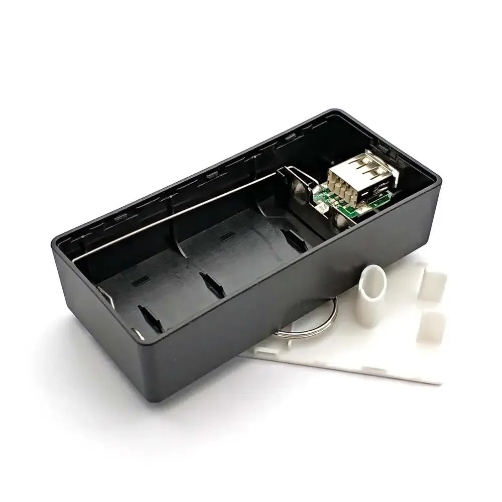 2X 18650 USB Power Bank Battery Charger Case DIY Box Power Bank Case Kit Battery Storage Box battery storage box power bank case battery power bank box