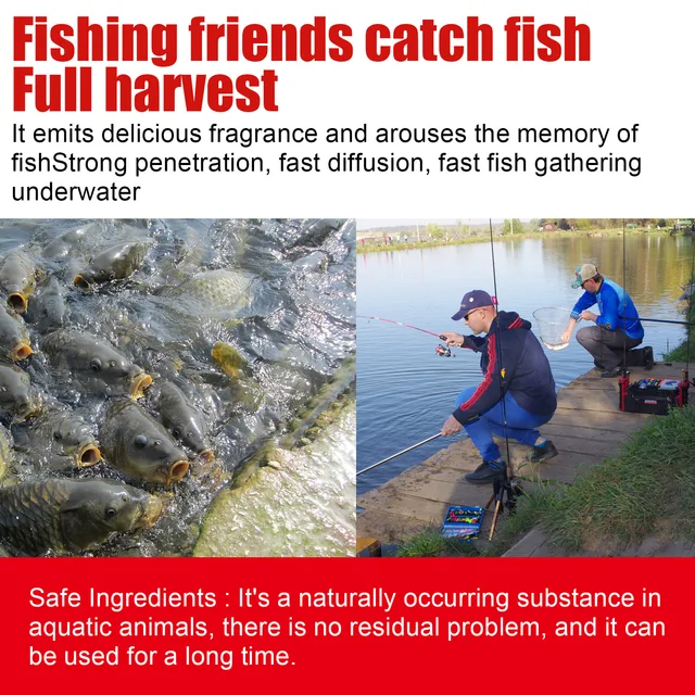 Halászati ​​Csali Vonzerők Magas Koncentrációjú Földbeit Pisztráng Tőkehal Carp Vad Halak Garnélarák Csalás Tengeri Folyó Koncentrált Folyadék - Image 6
