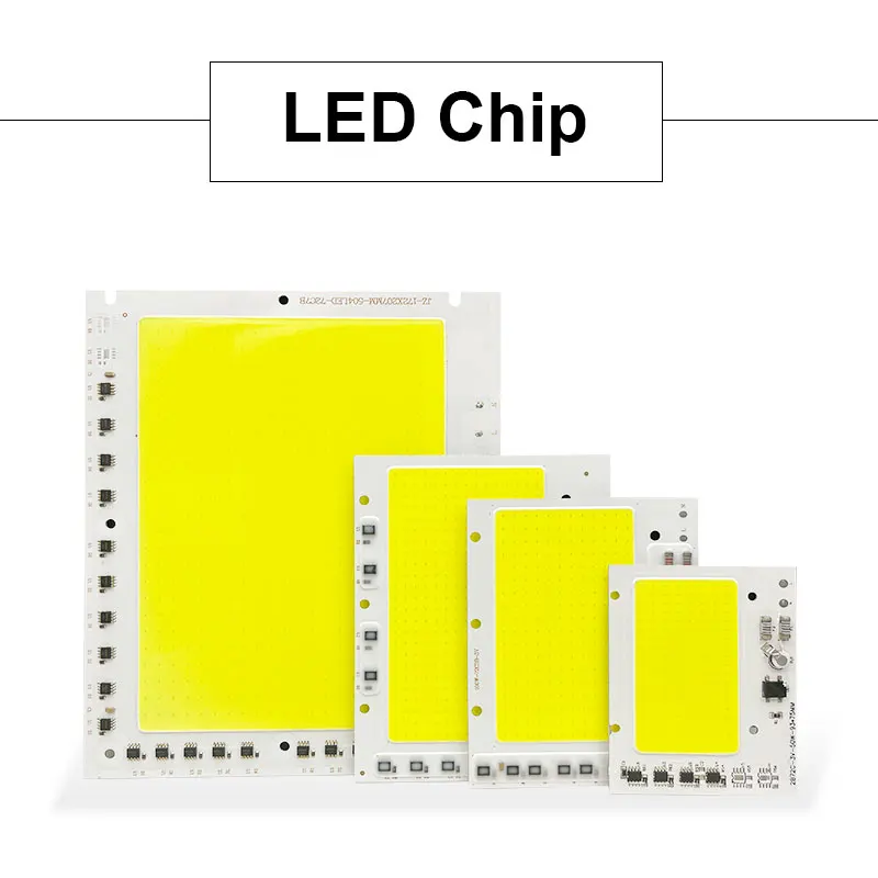 LED COB lamp Bead 180W 150W 100W 80W AC 220V IP65 Smart IC DIY Flood light