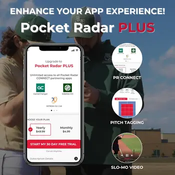 Radar Smart Coach Speed Gun for Baseball, Hockey, Softball - Accurate Pitching & Sports Speed Measurement 3