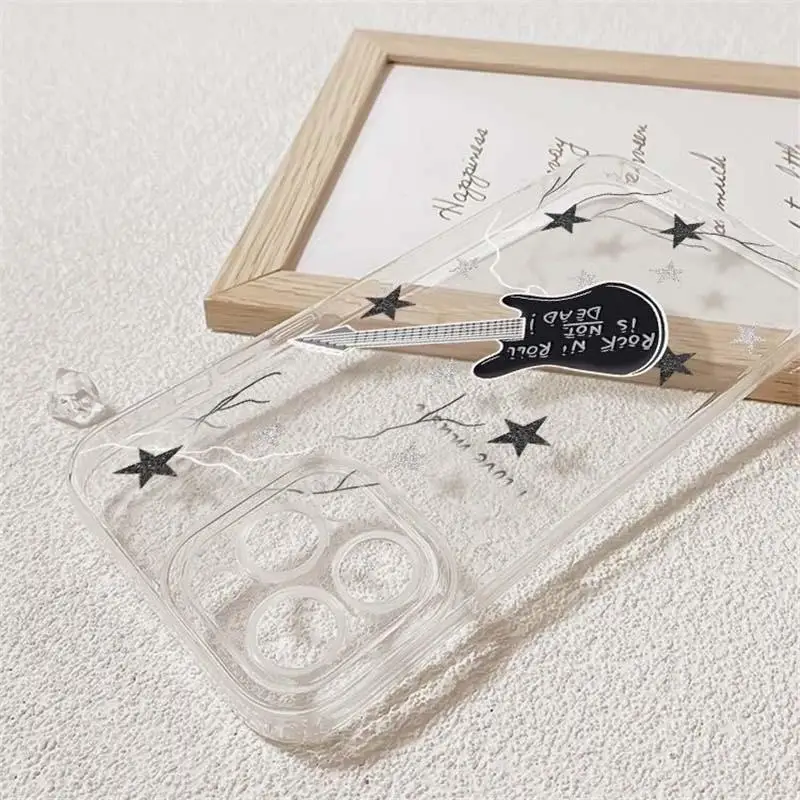 Punk Couple Angel Design Phone Case - Stylish and Protective