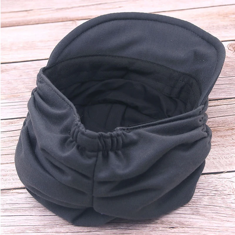 Earflap Visor Hat 10 Colors Adjustable Short Brim Foldable Hat for Women
