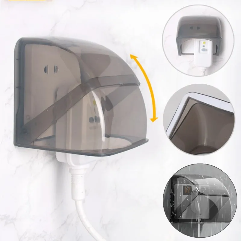 

1Pc 86 Type Outdoor Socket Waterproof Box Electric Plug Cover Rainproof Cover for Charging Pile Socket Switch Protection Cover