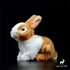 Dutch Bunny High Fidelity Anime Cute Rabbit Plushie Dutch Rabbits Plush Toys Lifelike Animals Simulation Stuffed Doll Kawai Toy 1