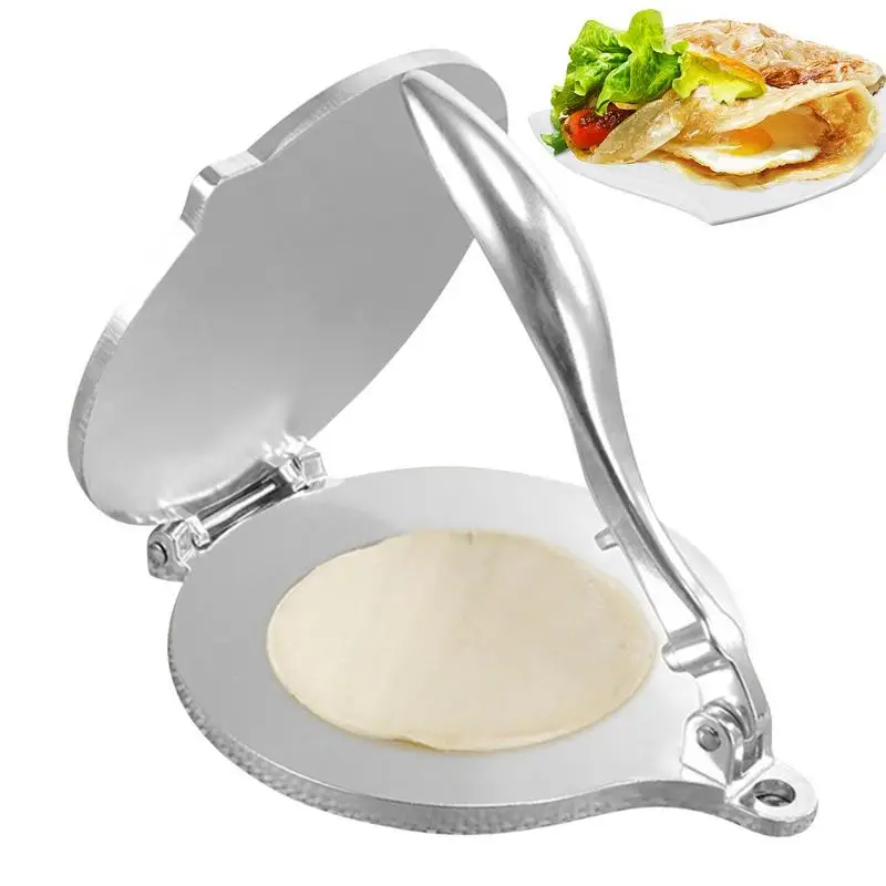 

Tortilla Press Maker Manual Foldable Dough Wraps Presser Dumpling Skin Presser For Burritos Ravioli Kitchen Tool And Accessories