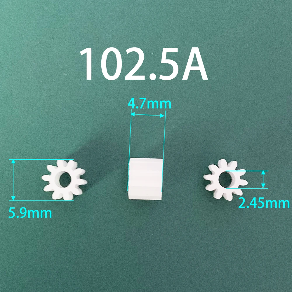 Pignons De Broche Lot De 4 Engrenages De Moteur D'avion En Plastique 7T