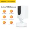 BoyKeep Indoor Security Baby Camera Home Security Wifi 1080P Pet Dog 2-Way Talk Camera with Phone App Motion Detection K11 1
