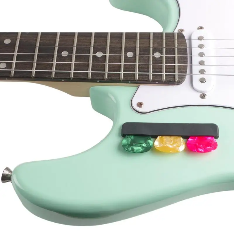 Pick Holder Plectrums Organizer Picks Storage Container Easy To Paste For Acoustic Electric Guitar Bass Ukulele