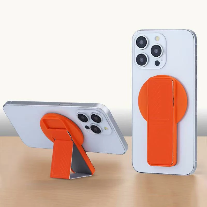 360도 자석 빠른 마운트 접이식 자기 전화 홀더 아이폰 포켓 회전을위한 Magsafe 용 핸드폰 스탠드 브래킷
