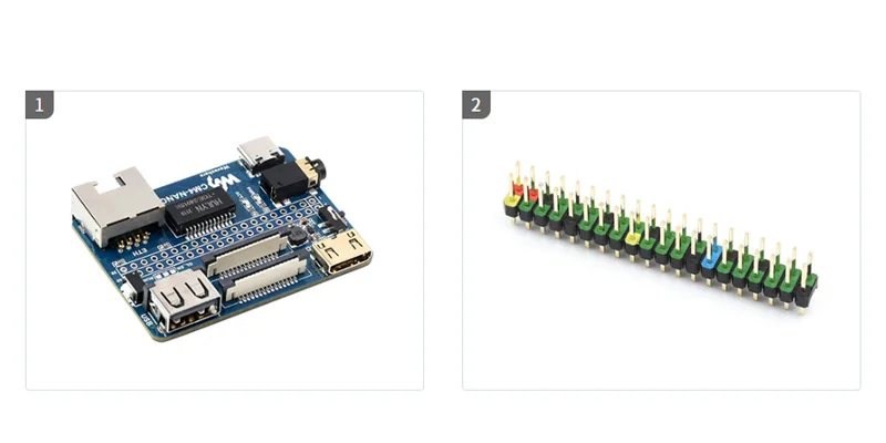 Raspberry Pi Compute Module 4 CM4 Nano Base Board (B) with RPi 40PIN GPIO interf