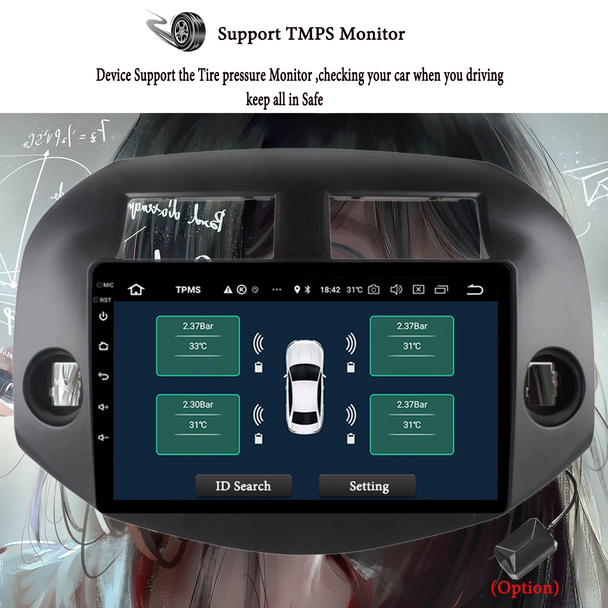   ̼ GPS , Ÿ RAV4 2006 - 2011   DVD Ƽ̵ PC º HU, 2Din RAM 8G, ȵ̵ 13