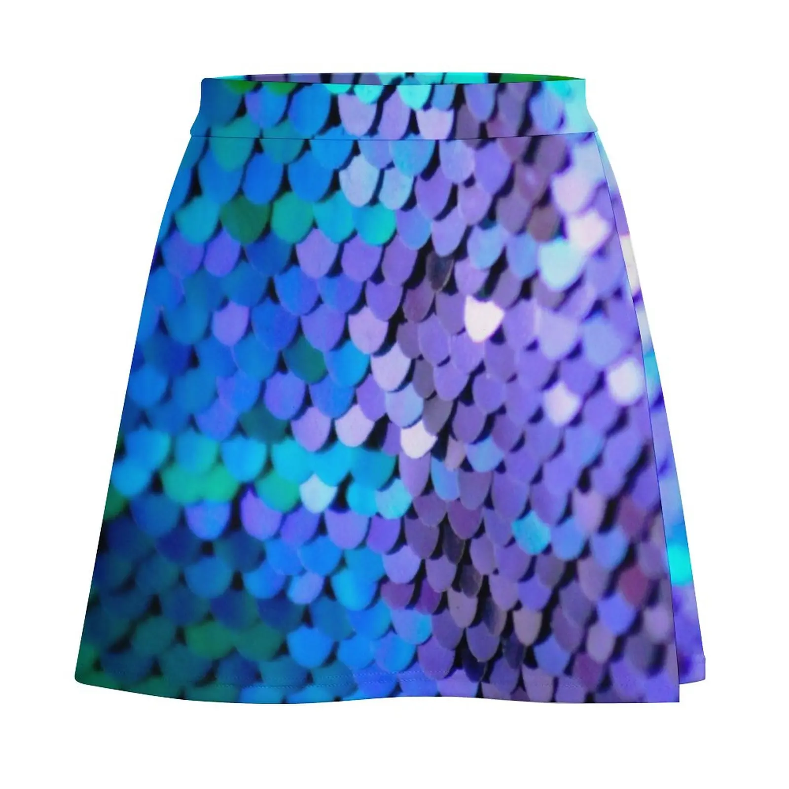 Memaid scales in sequin Mini Skirt korean style clothing womens clothing