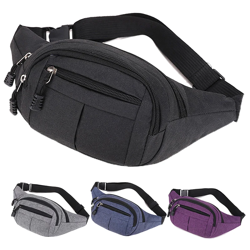 Fanny Pack Wolfly - Borsa Da Cintura Elegante E Versatile, Leggera Con 3 Tasche - Perfetta Per Trekking E Viaggi