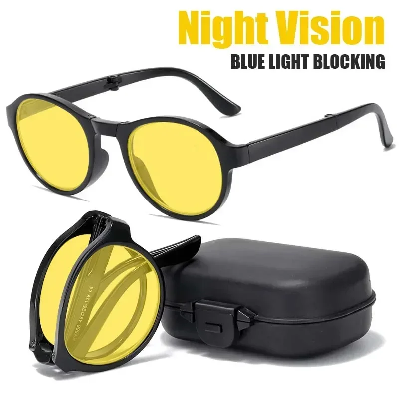 Yellow Protective Night Vision Glasses for Men and Women