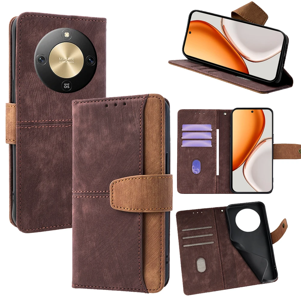 Popular Metal Buckle Shockproof Phone Wallet Case