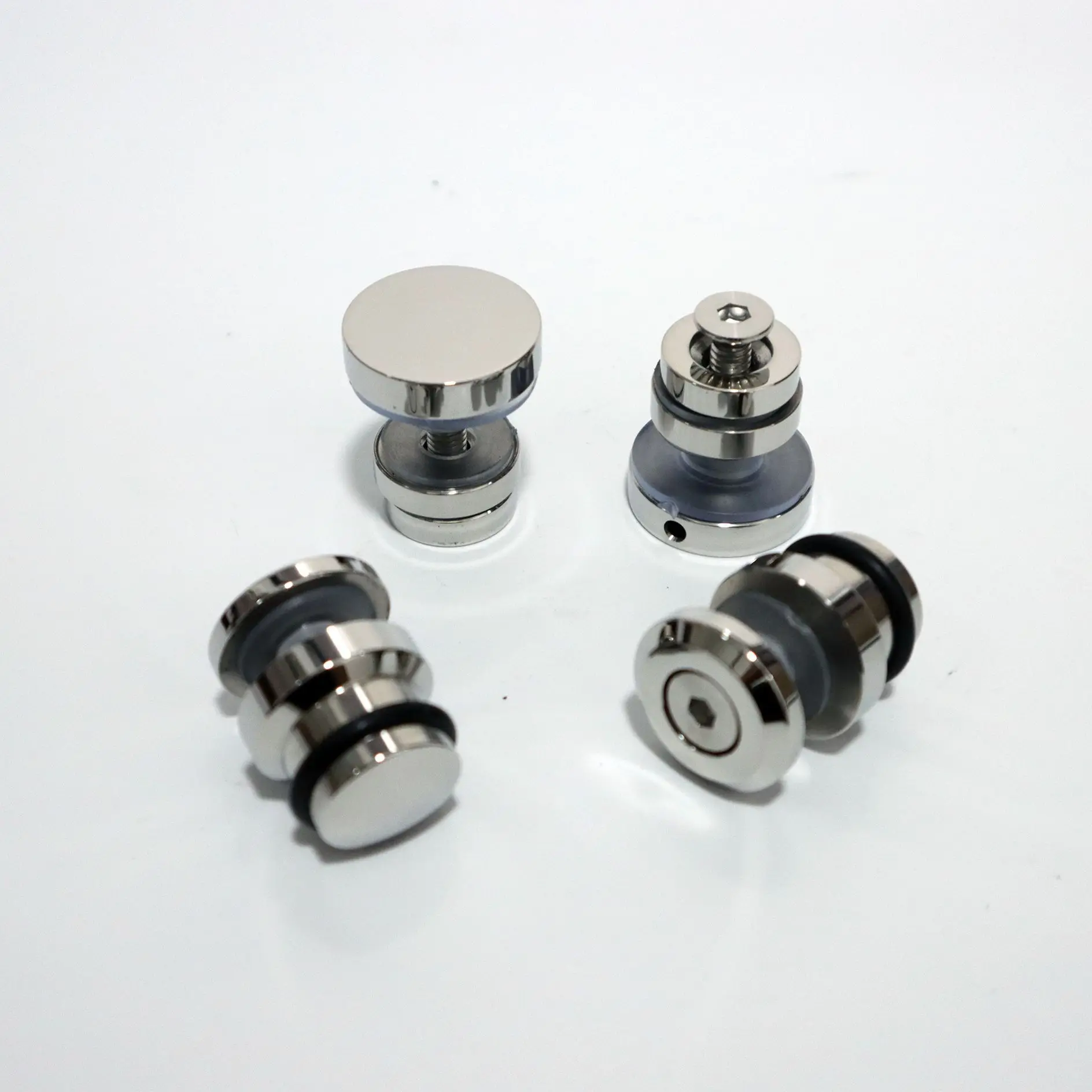 Shower Room Glass Sliding Door Hardware Kit Stainless Steel Sliding Door Pulley Bathroom Accessories