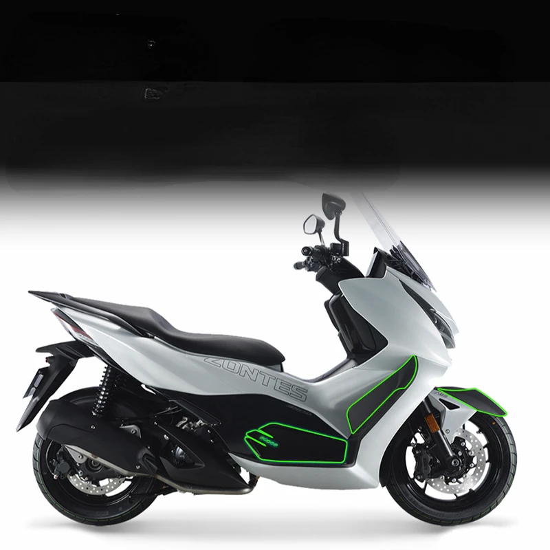 Adesivi Per Moto In Fibra Di Carbonio Accessori Per Decalcomanie Protettive Per Canotte Per Zontes 350D